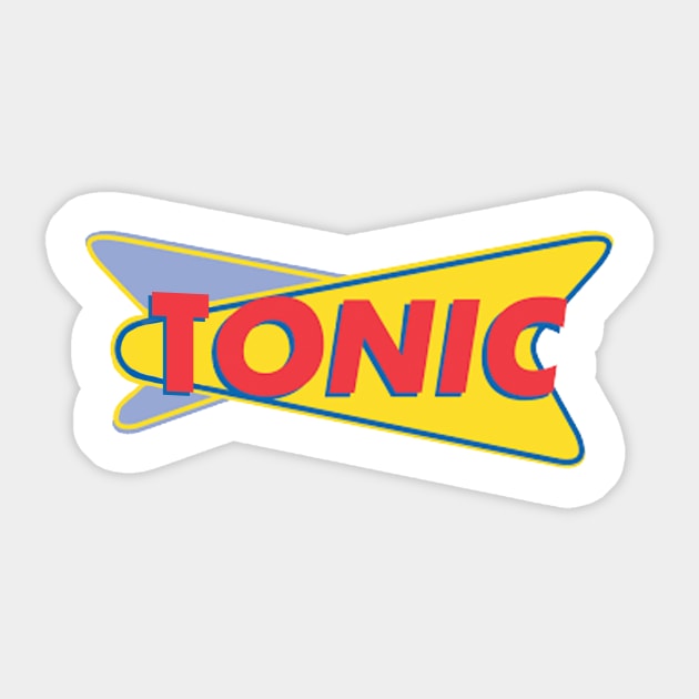 Tonic Sonic Sticker by lyssajc